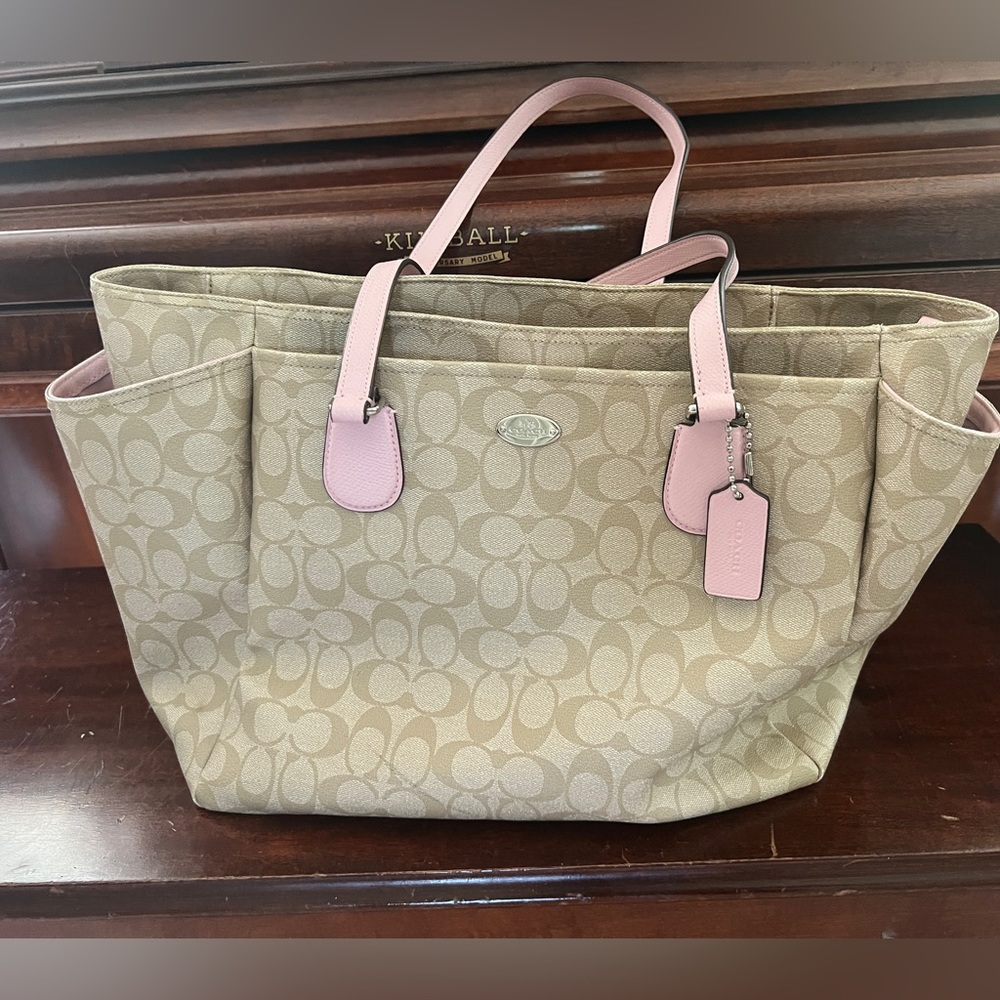 Large Coach Diaper bag